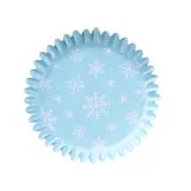 Penguin and snowflake cupcake cases, 60 pieces