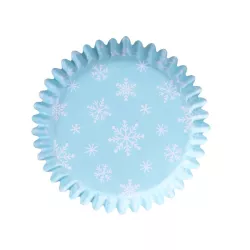 Pirottino per cupcake Pinguino e Fiocchi di neve, 60 pezzi