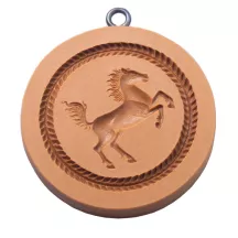 Modèle de biscuit cheval montant Ø 69 mm