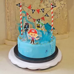Cake topper pirata