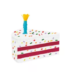Fetta di torta pinata, 46.8 x 31.5 x 21.6 cm