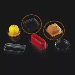 Patisserie-Schalen Quadrat, biologisch abbaubar, 2000 Stück