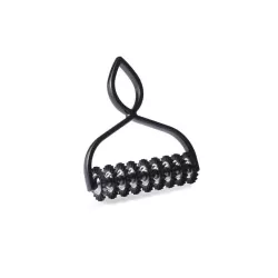 Rotella taglia pasta per pasta regolabile, nera, 9 ruote