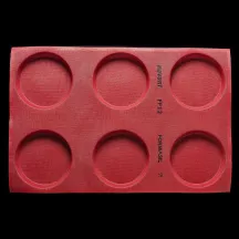 Silikon-Backmatte perforiert rund 6 Formen Ø 15 cm