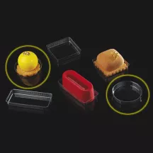 Coppette da pasticceria tonde, biodegradabili, 2000 pezzi