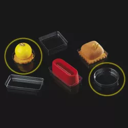 Patisserie trays, round, biodegradable, 2000 pieces