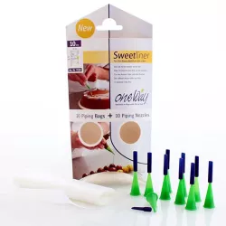 Spritzbeutel-Set 10 Stück mit feinen Tüllen 0.5 mm