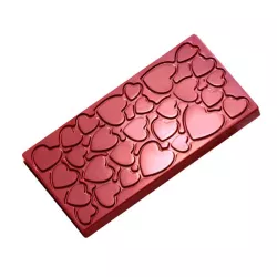 Stampo per tavolette di cioccolato Tanzende Herzen