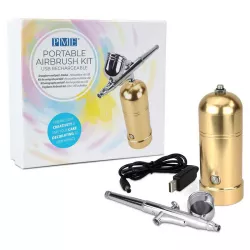 PME Airbrush set with compressor, portable