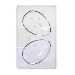 Chocolate mold egg L, 2 pieces