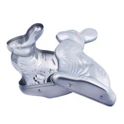 Cookie tin rabbit, 171 x 101 x 57 mm