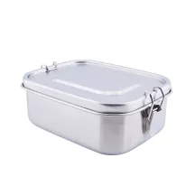 Edelstahl-Lunchbox 165 x 128 x 57 mm