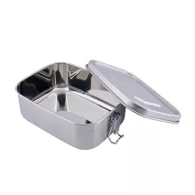 Edelstahl-Lunchbox 165 x 128 x 57 mm
