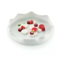 Moule à dessert cercle en silicone, 3 pièces