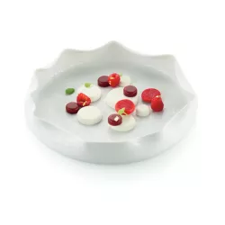 Dessert mold circle made of silicone, 3 pieces