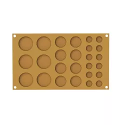 Stampo per dolci a cerchio in silicone, 3 pezzi