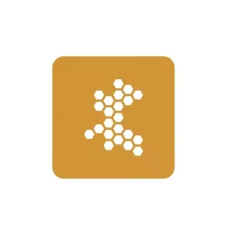 Silicone honeycomb stencils, 2 pieces
