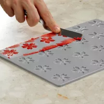 Stampo in silicone mare di fiori in cialda
