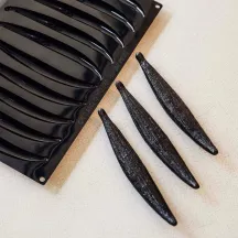Silicone baking mold vanilla pod, 10 pieces