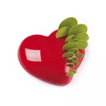 Silicone baking mold heart large