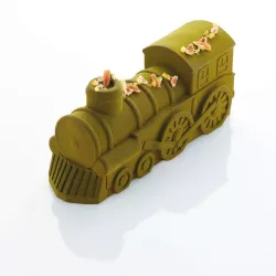 Silicone baking mold locomotive