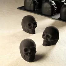 Silicone mold skull