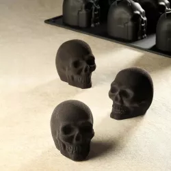 Silicone mold skull