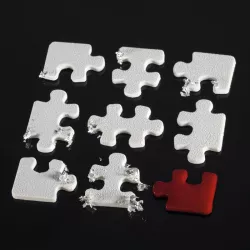Silicone mold puzzle