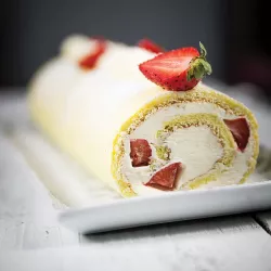 Square silicone roulade mat 32.5 x 32.5 x 1 cm