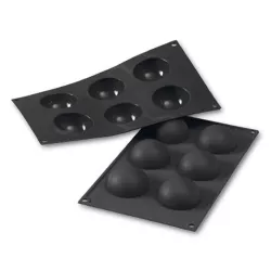 Stampo in silicone Semisfera Ø 6 cm, 6 pezzi