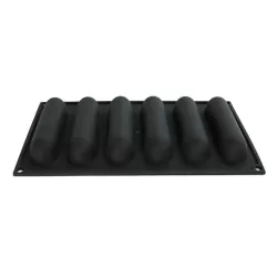 Eclair silicone mold 13 x 3 cm, 6 pieces