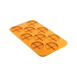 Silicone baking mold circle with quarter, 9 pieces