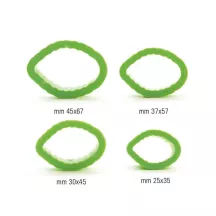 Rose petal cookie cutter set, 4 pieces