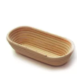Oval proofing basket, 23.5 x 12 cm