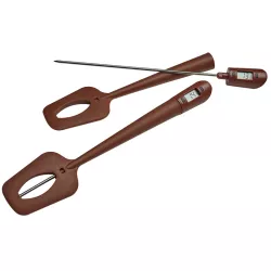 Dough scraper with penetration thermometer, 32 cm