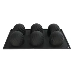 3D silicone mold ball twist
