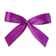 Fiocco con clip, viola