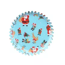Santa & Rudolph cupcake cases, 60 pieces