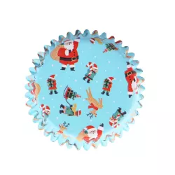 Santa & Rudolph cupcake cases, 60 pieces