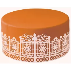Tapis de bordure en silicone Porte de château romantique