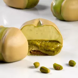 Silicone mold pistachio large