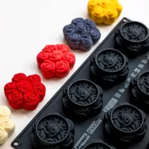 Stampo in silicone Bouquet di Rose, 12 pezzi