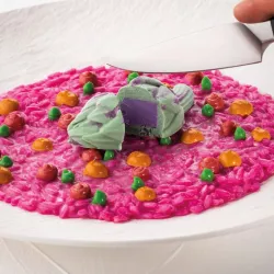 Silikonform Artischocken, 9 Stück
