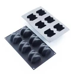 Stampo in silicone Wellen Vibes, 6 pezzi