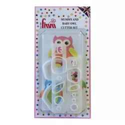 Cookie cutter set owls mommy and baby