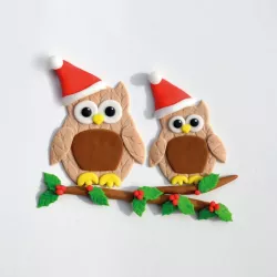 Cookie cutter set owls mommy and baby