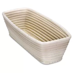 Rectangular proofing basket, 38.5 cm