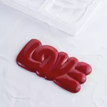 Love chocolate bar mold