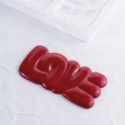 Schokoladentafelnform Love