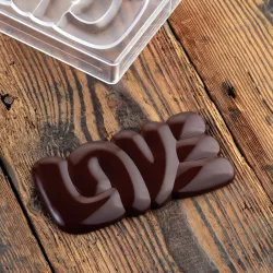 Schokoladentafelnform Love
